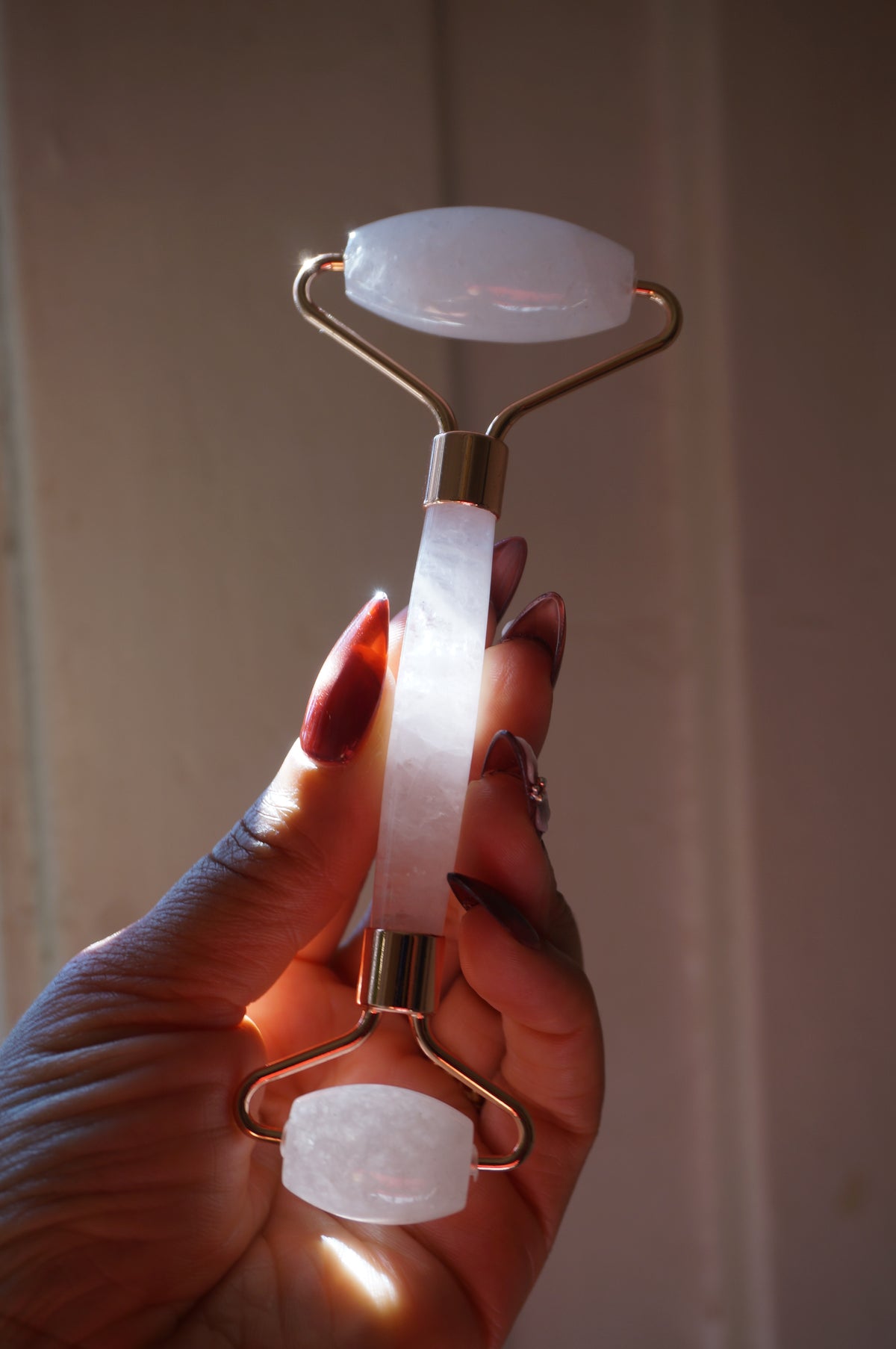 Clear Quartz Face Roller