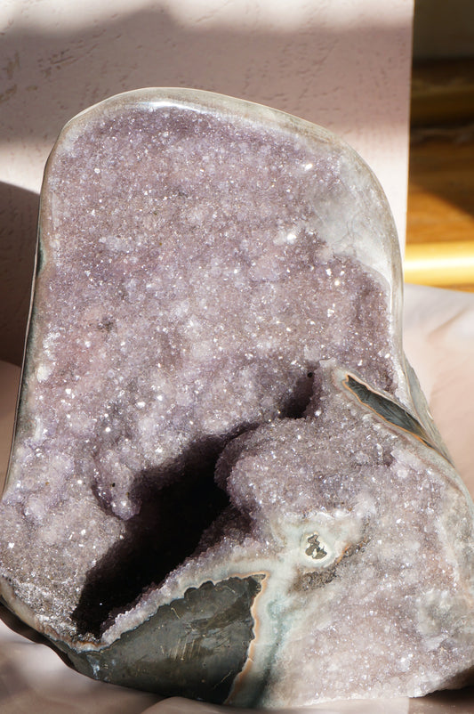 Druzy Amethyst Statement Piece