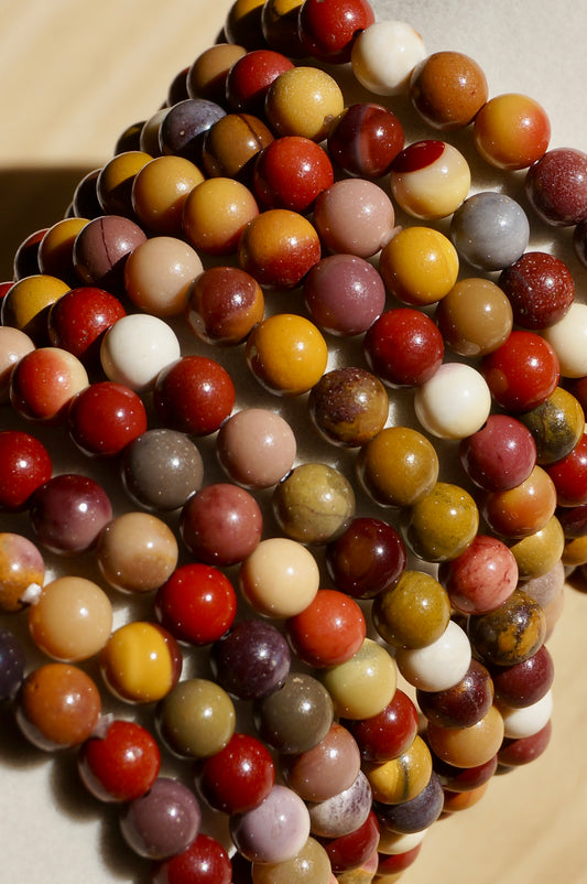 Mookaite Beaded Bracelet