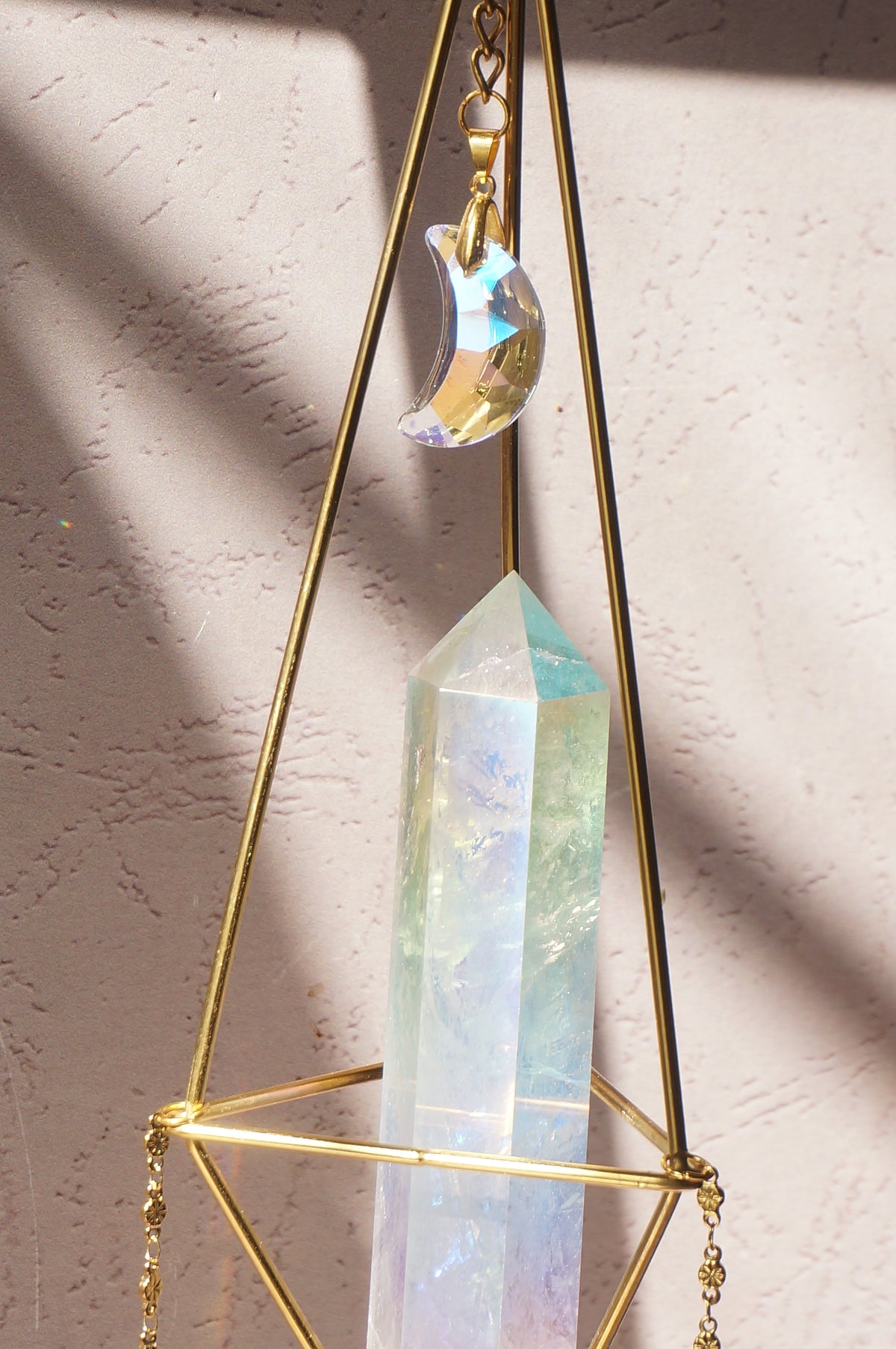 Angel Aura Quartz Suncatcher