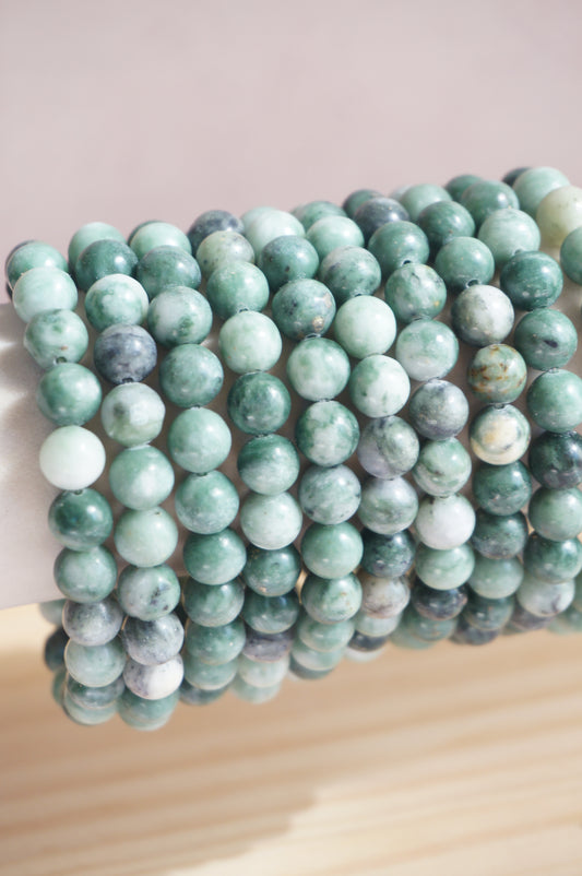 Burmese Jade Beaded Bracelet