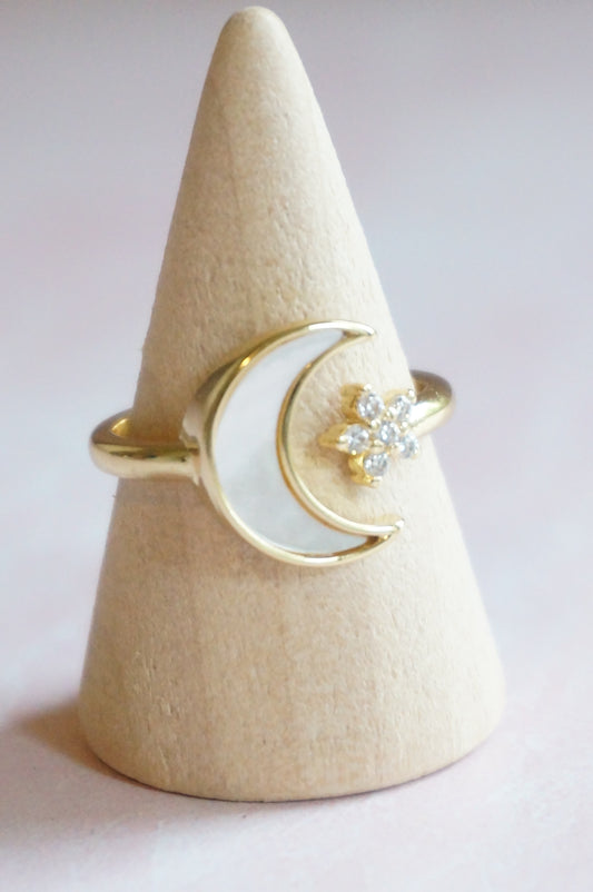 Mother of Pearl Celestial Ring
