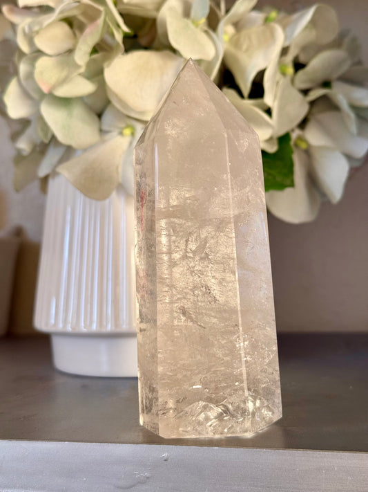 Clear Quartz Tower