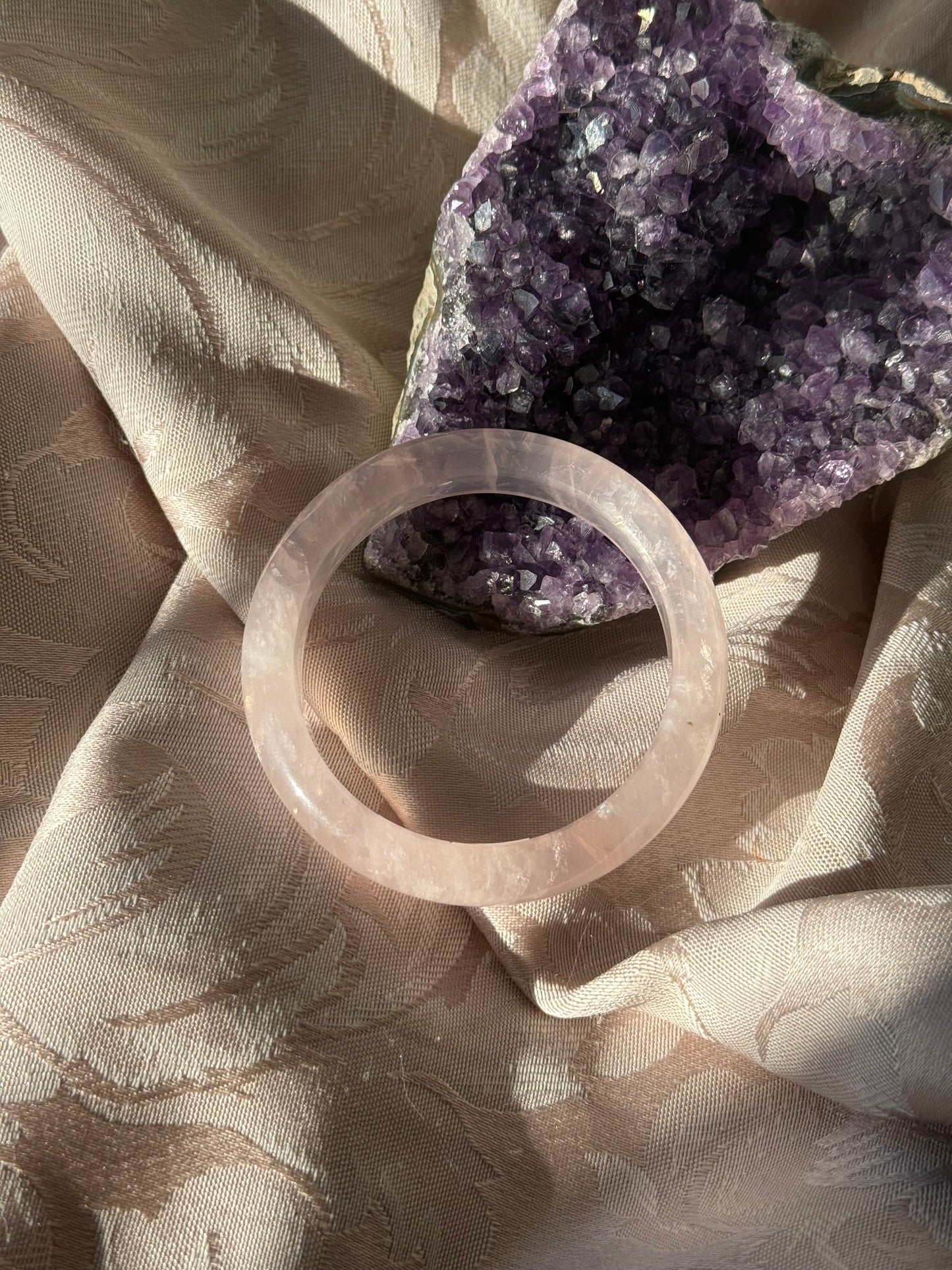 Rose Quartz Bangle