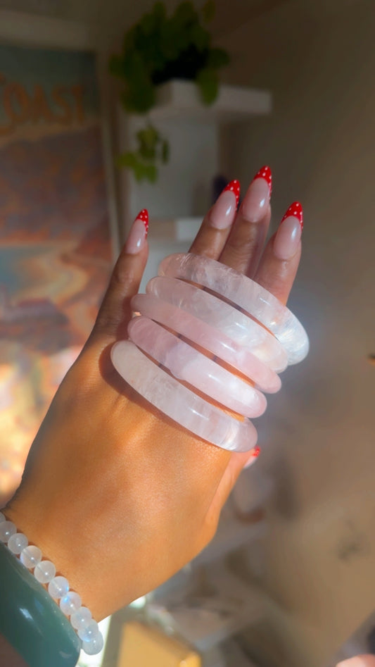 Rose Quartz Bangle