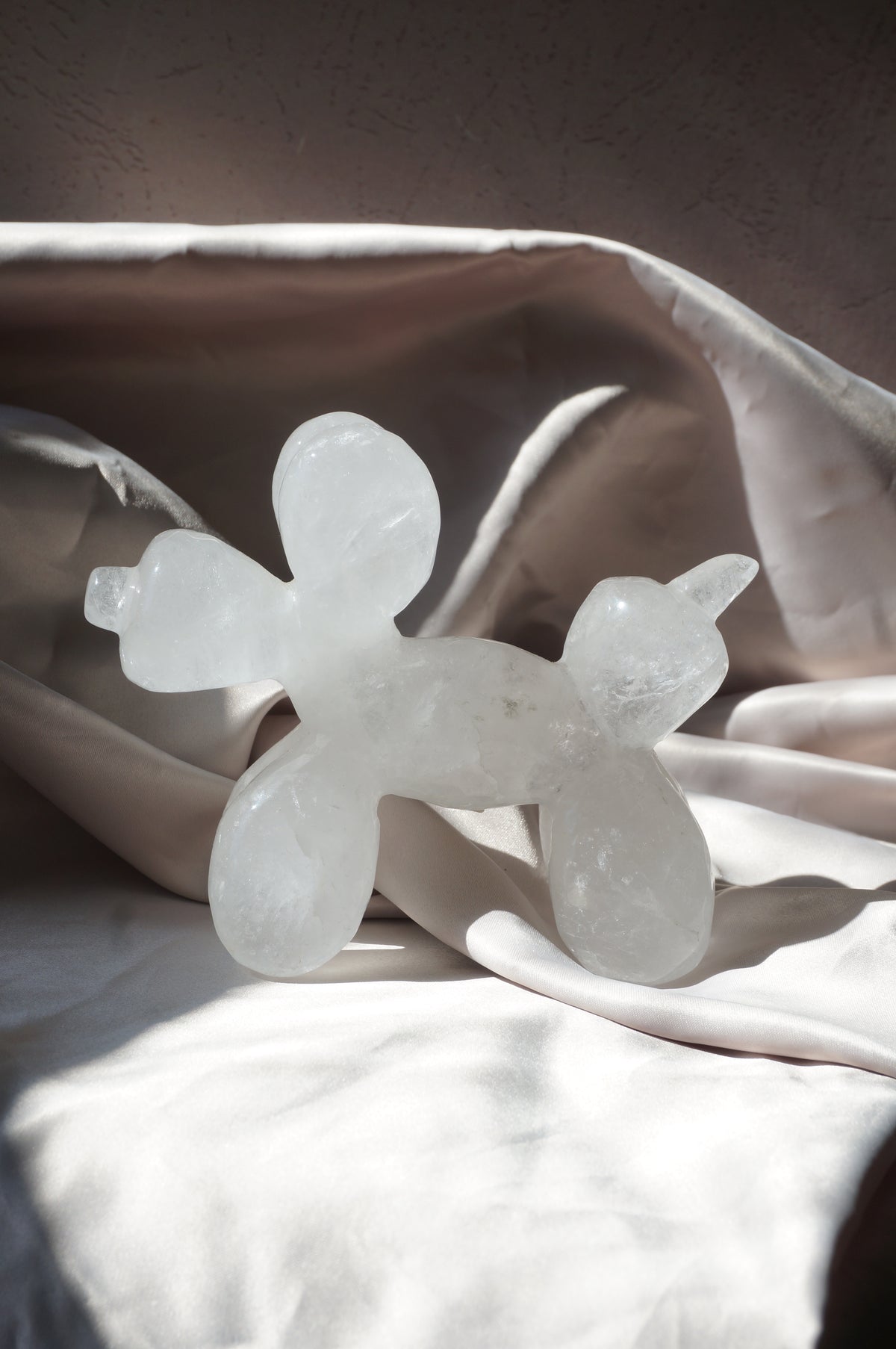 Clear Quartz Balloon Dog