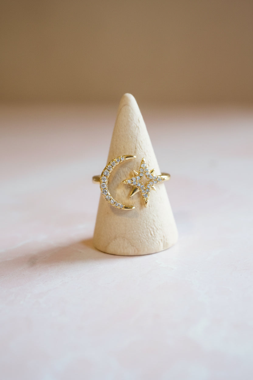Brilliant CZ Celestial Ring