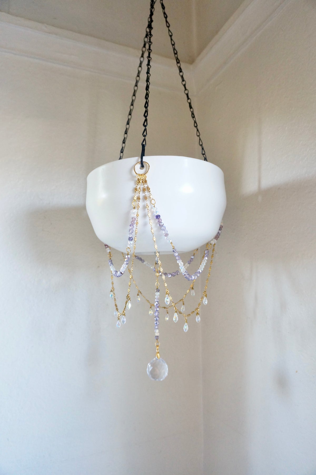 Lilac Hanging Planter