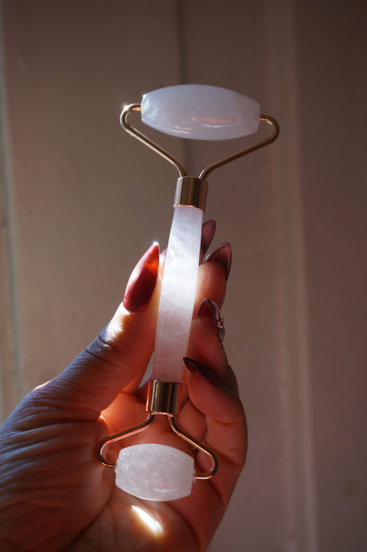 Clear Quartz Face Roller