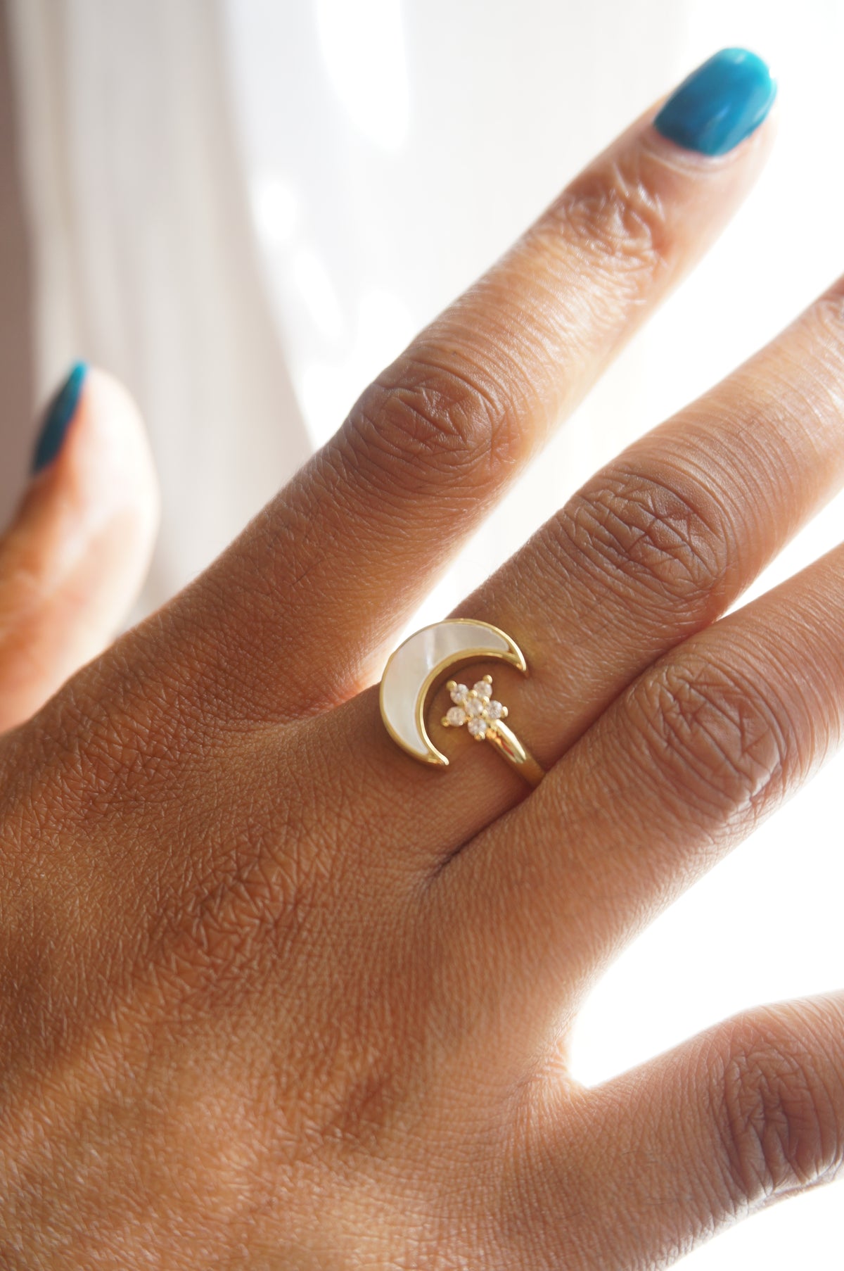 Mother of Pearl Celestial Ring