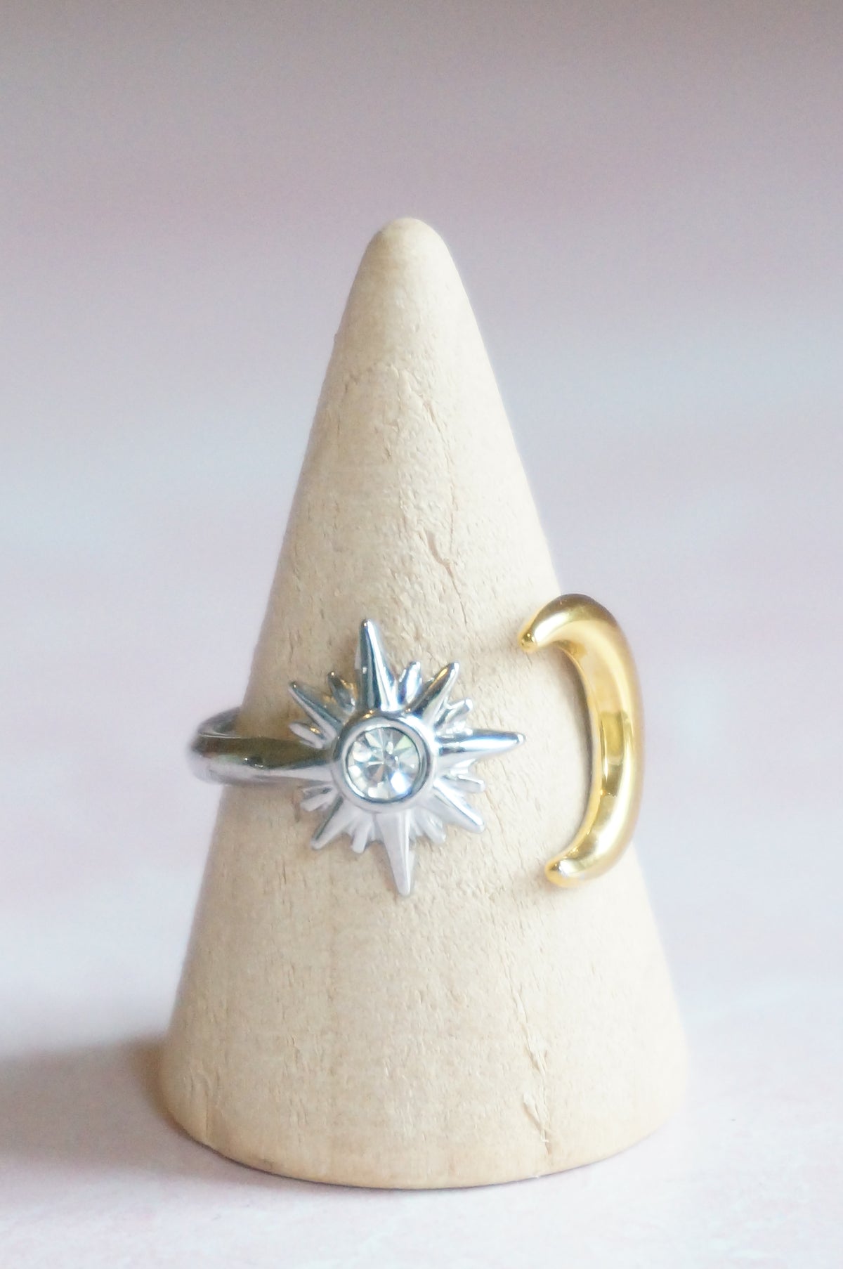 Mixed Metal Celestial Ring