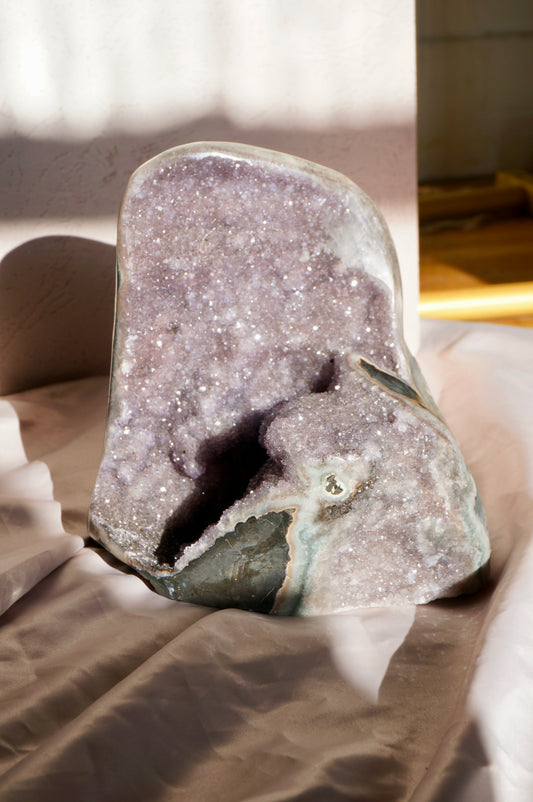 Druzy Amethyst Statement Piece