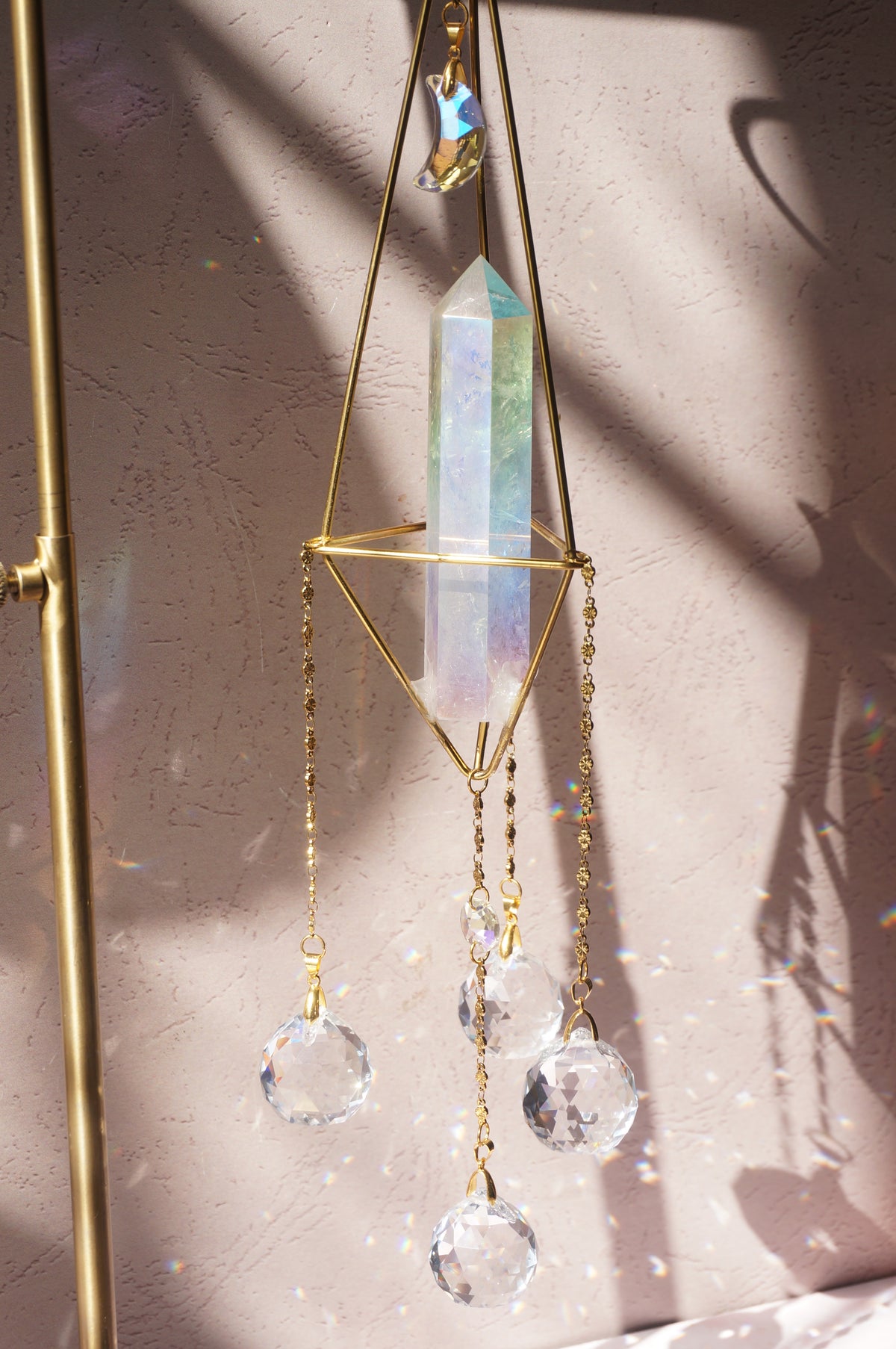 Angel Aura Quartz Suncatcher