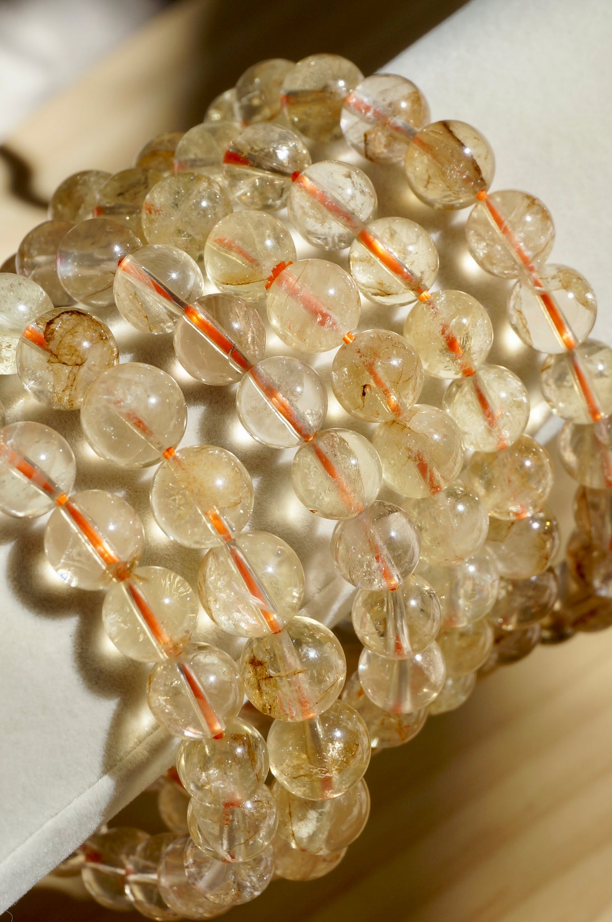Citrine Beaded Bracelet