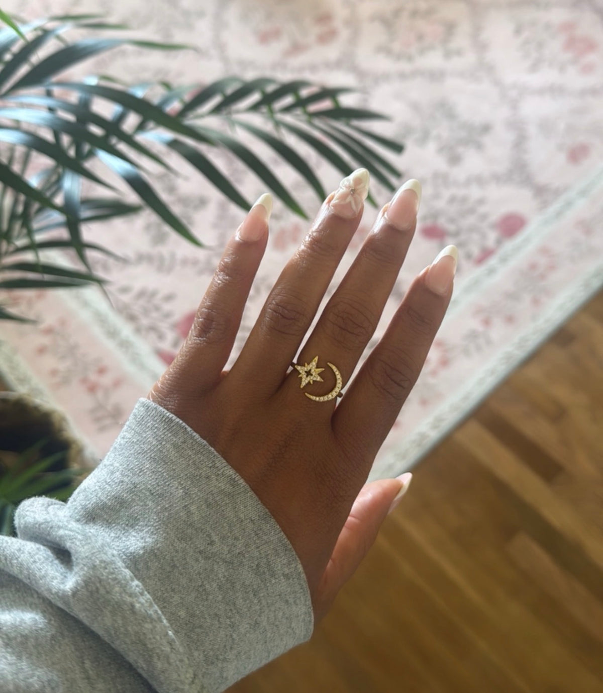 Brilliant CZ Celestial Ring