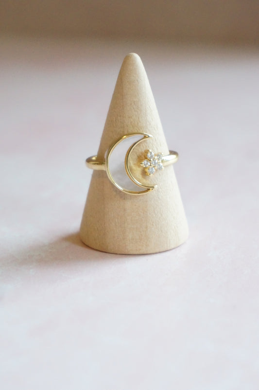 Mother of Pearl Celestial Ring