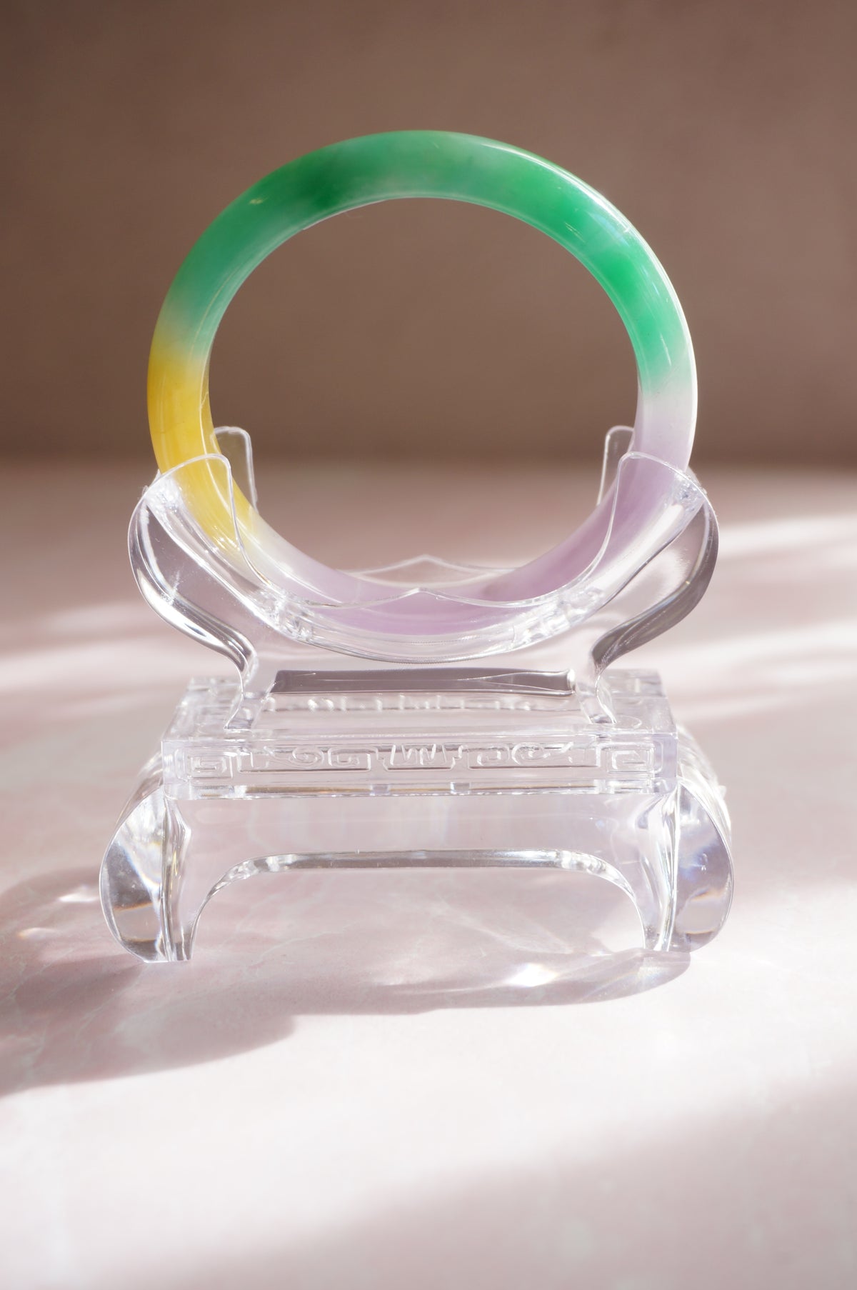 Multicolored Jadeite Bangle
