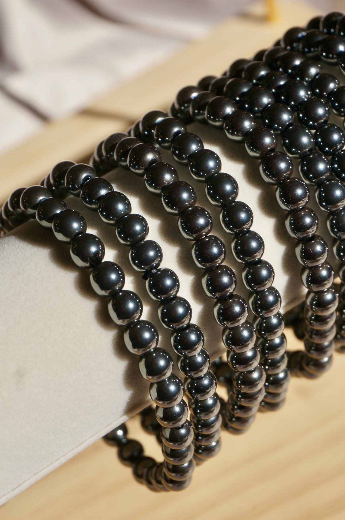 Hematite Beaded Bracelet