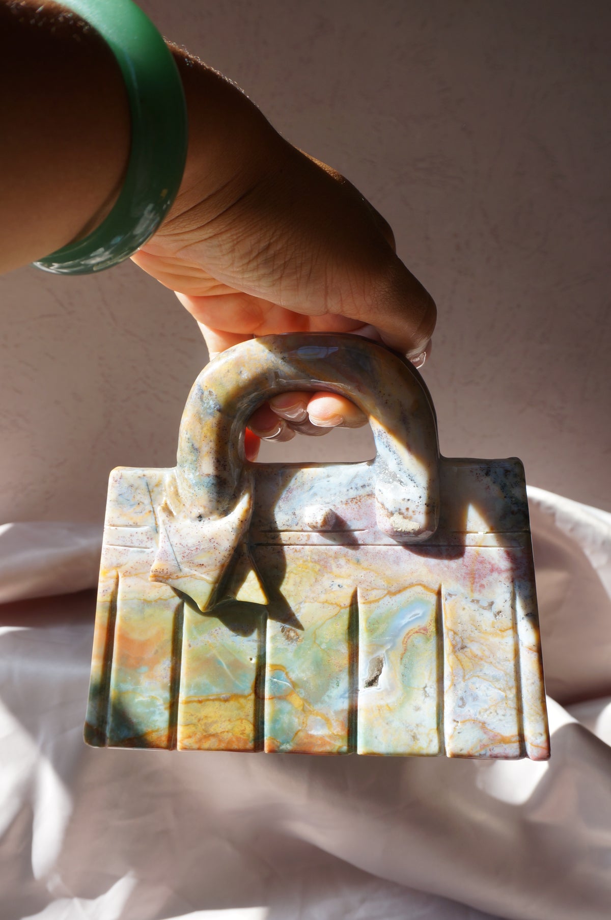 Ocean Jasper Purse