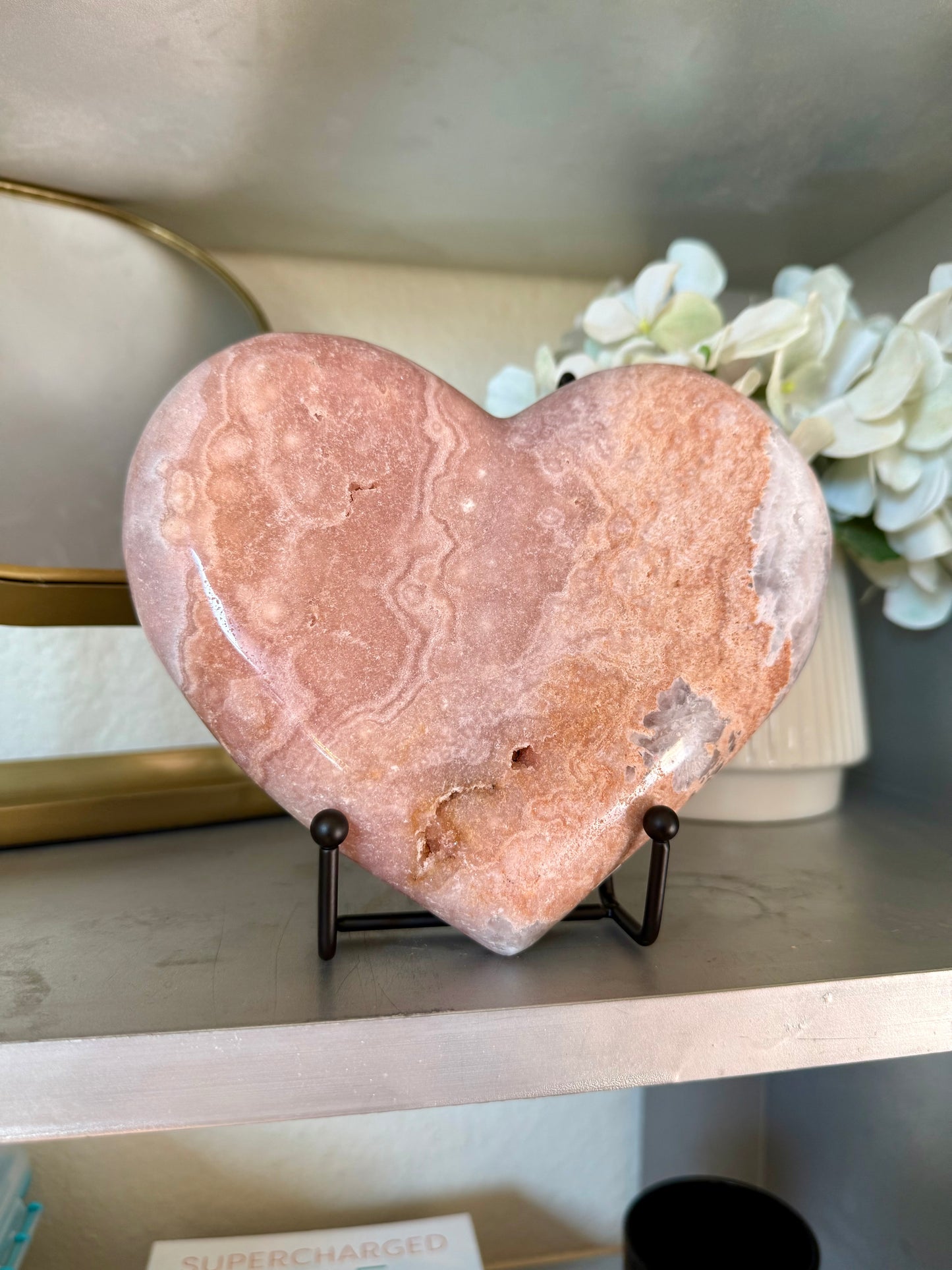 Pink Amethyst Heart