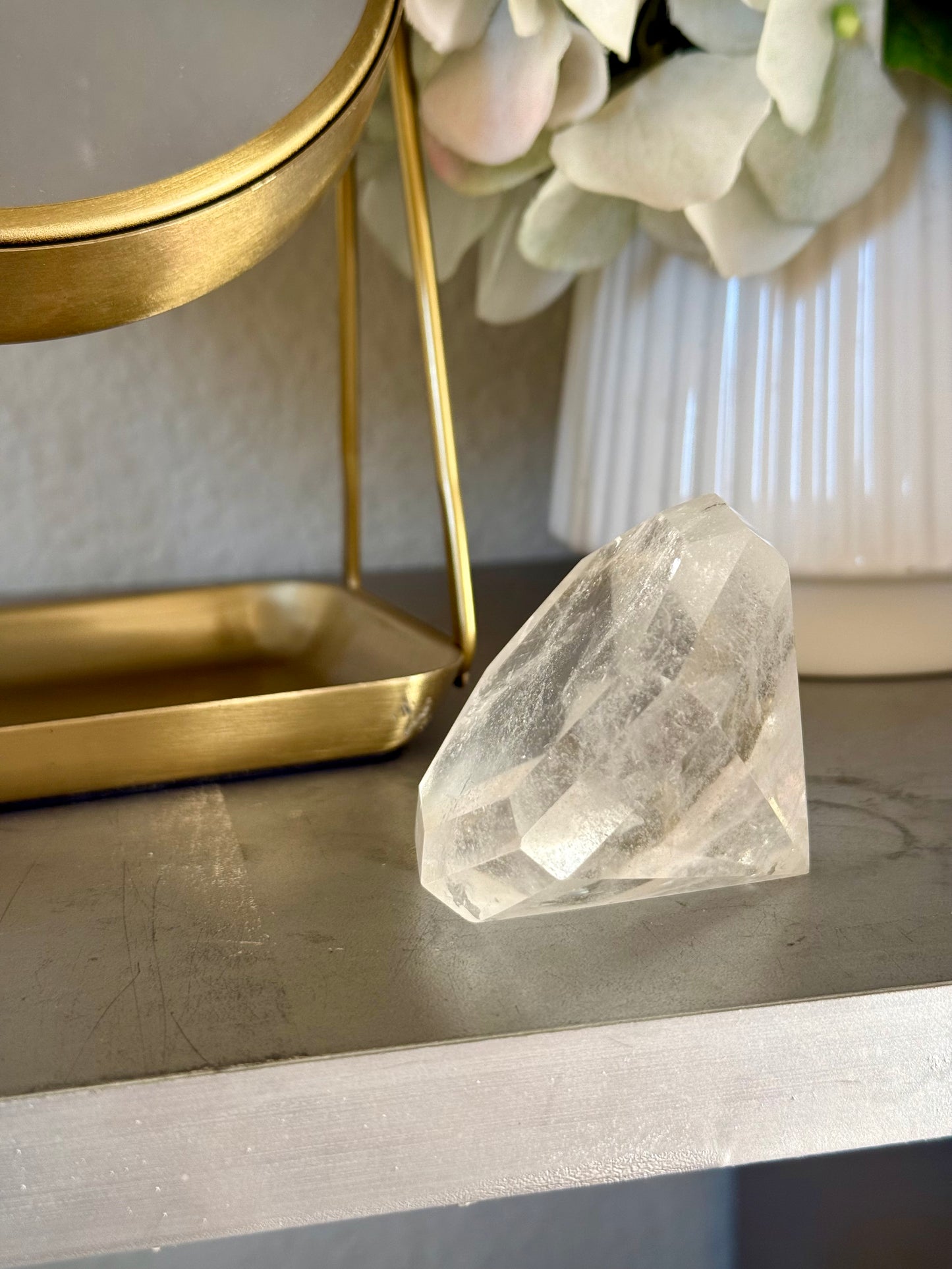 Clear Quartz Diamond