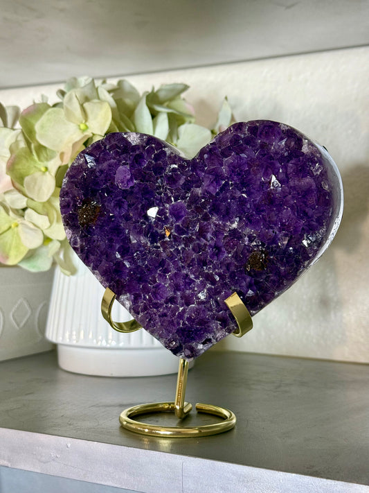 Amethyst Heart