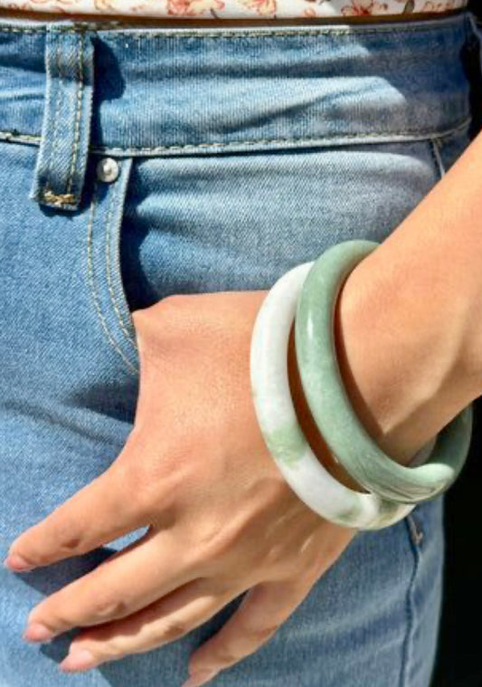 Burmese Jade Bangle