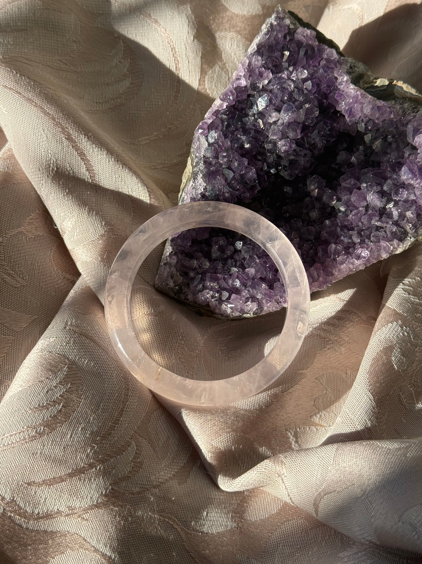 Rose Quartz Bangle